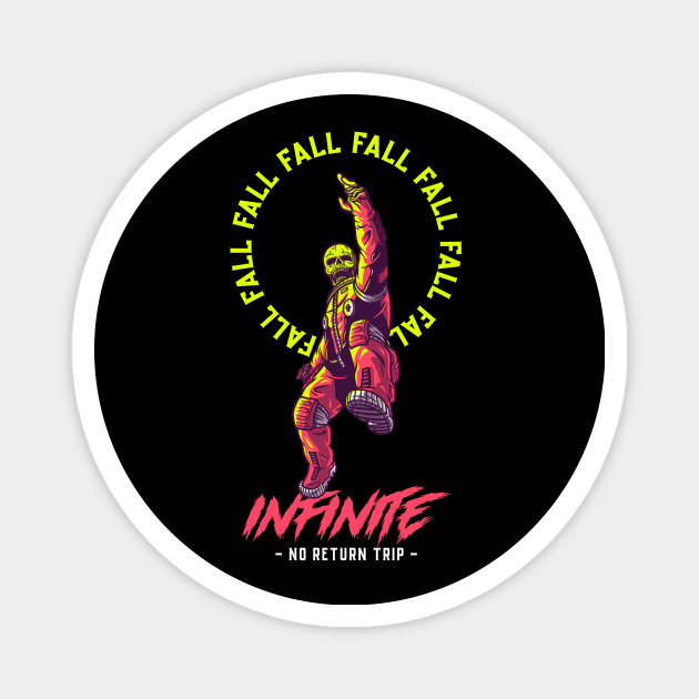 Fall Infinite No Return Trip Design Magnet by ArtPace